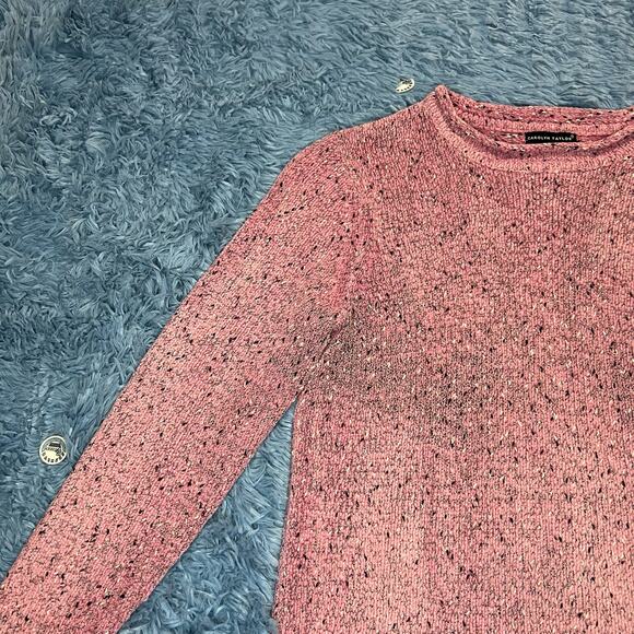 VINTAGE Carolyn Taylor Long Sleeve Shirt Size Small Women’s Pink Grunge Y2K - Picture 3 of 9